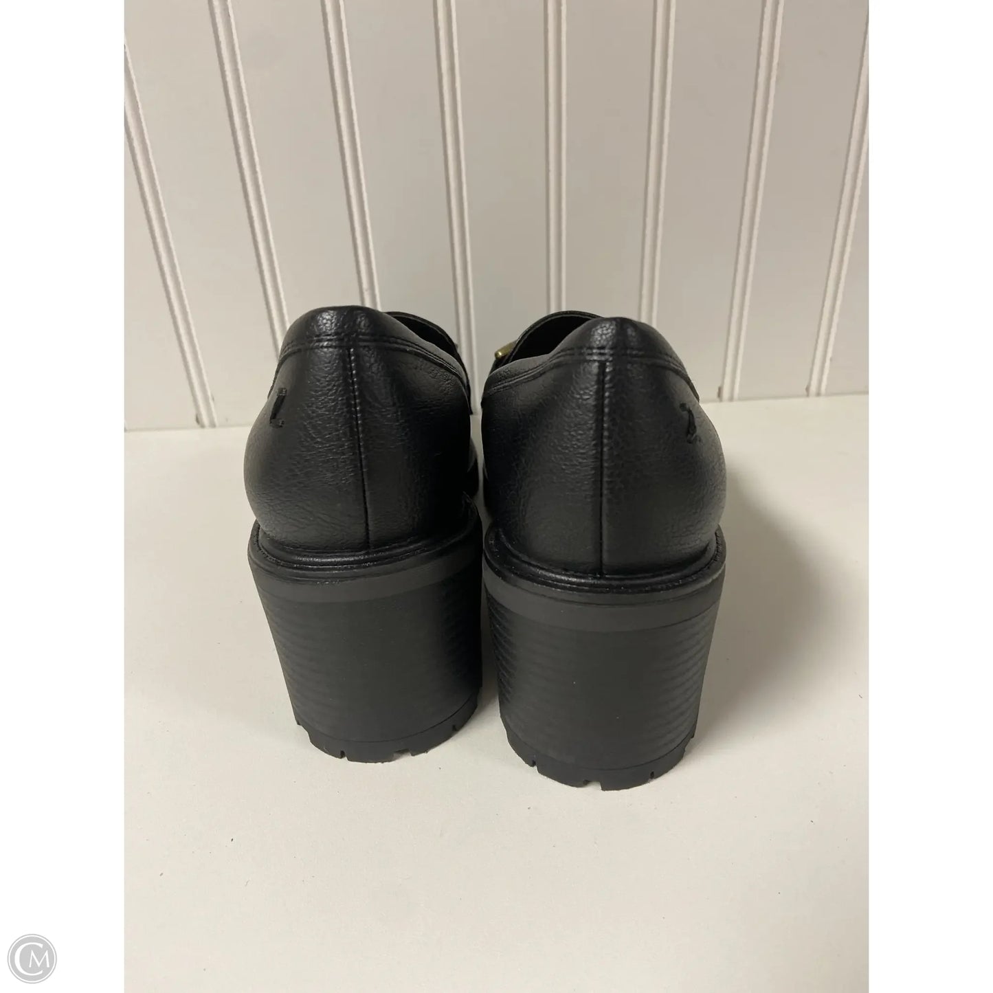 Shoes Heels Block By Clothes Mentor In Black, Size: 7.5