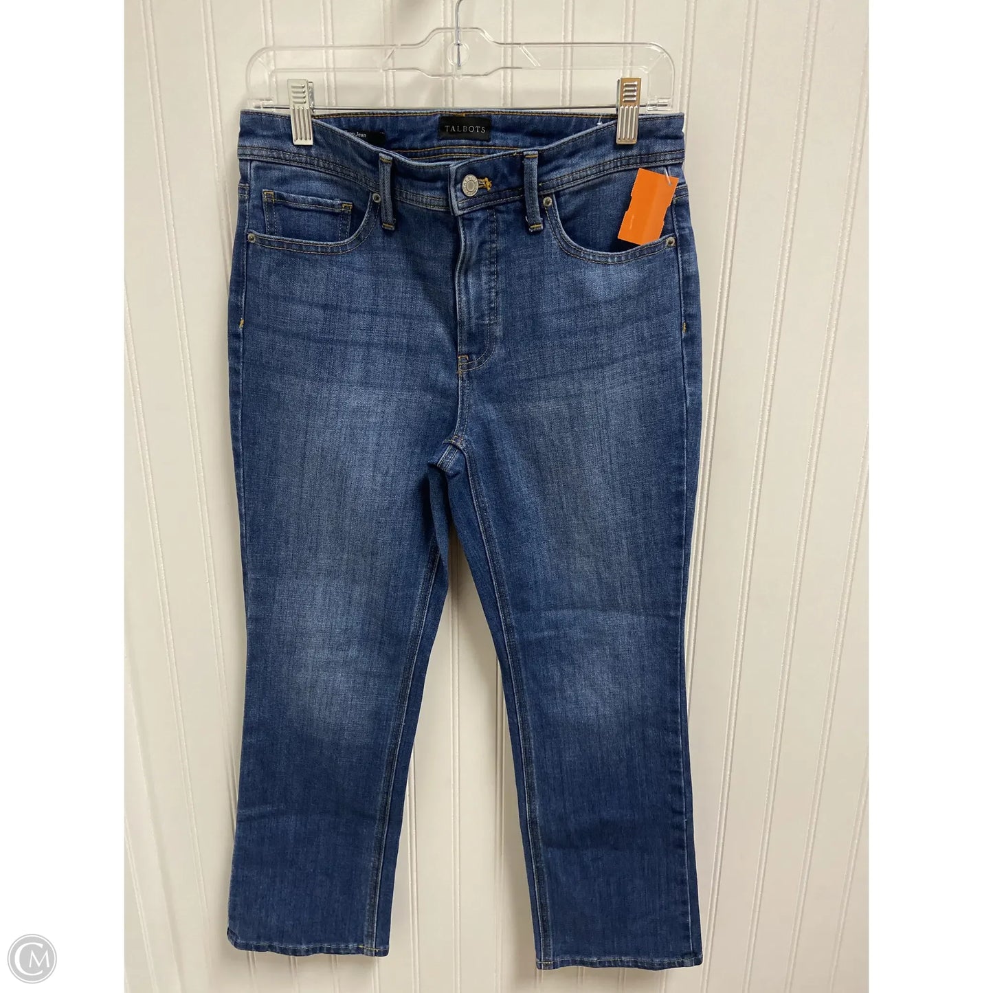 Jeans Skinny By Talbots In Blue Denim, Size: 4