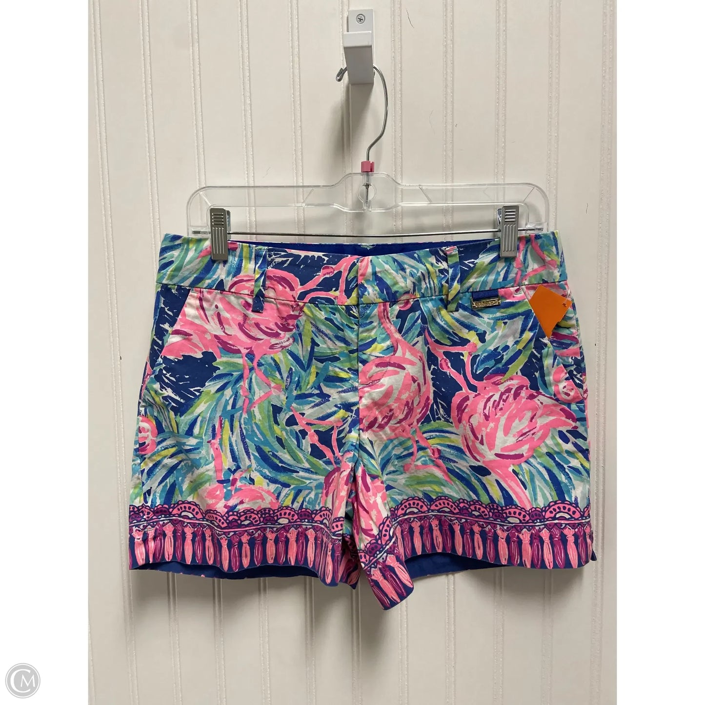 Shorts Designer By Lilly Pulitzer In Blue & Pink, Size: 2