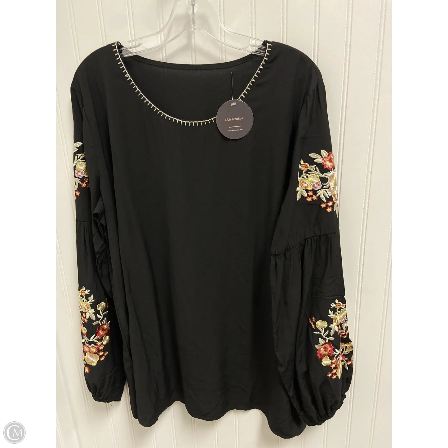 Top Long Sleeve By Clothes Mentor In Black, Size: Xl