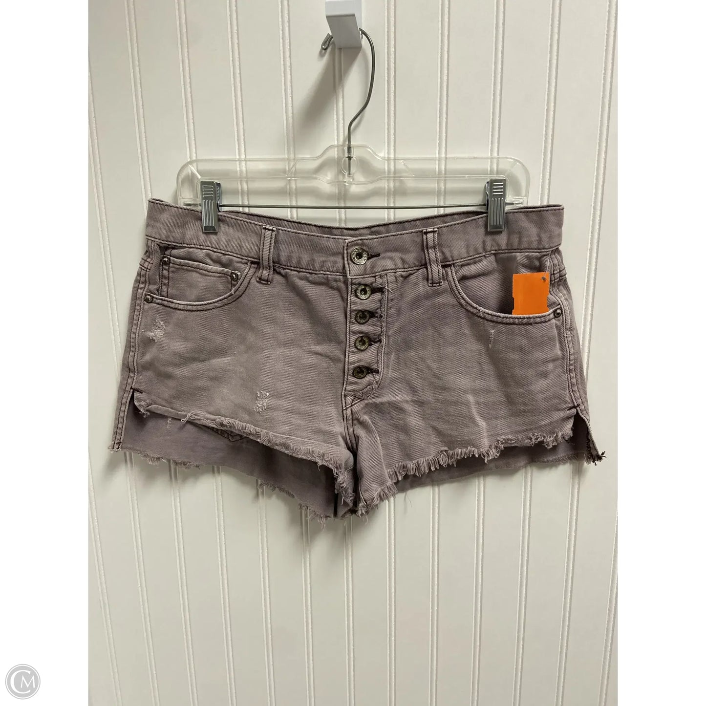 Shorts By Free People In Purple Denim, Size: 6