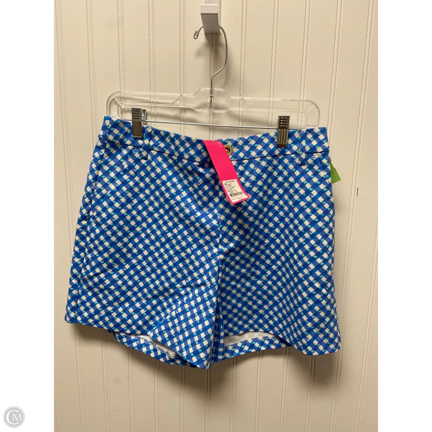 Shorts Designer By Lilly Pulitzer In Blue & White, Size: 10