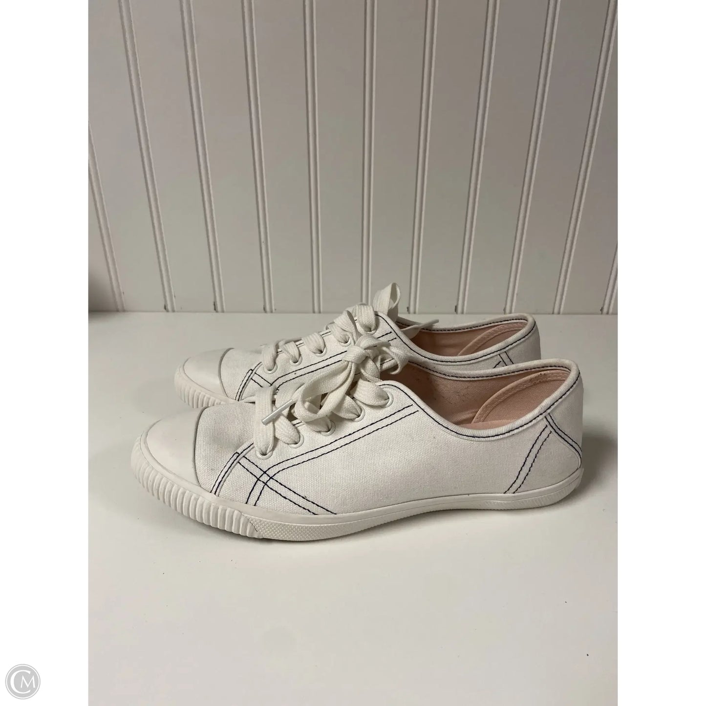 Shoes Designer By Kate Spade In White, Size: 7