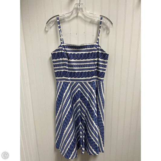 Dress Casual Short By Vineyard Vines In Blue & White, Size: S