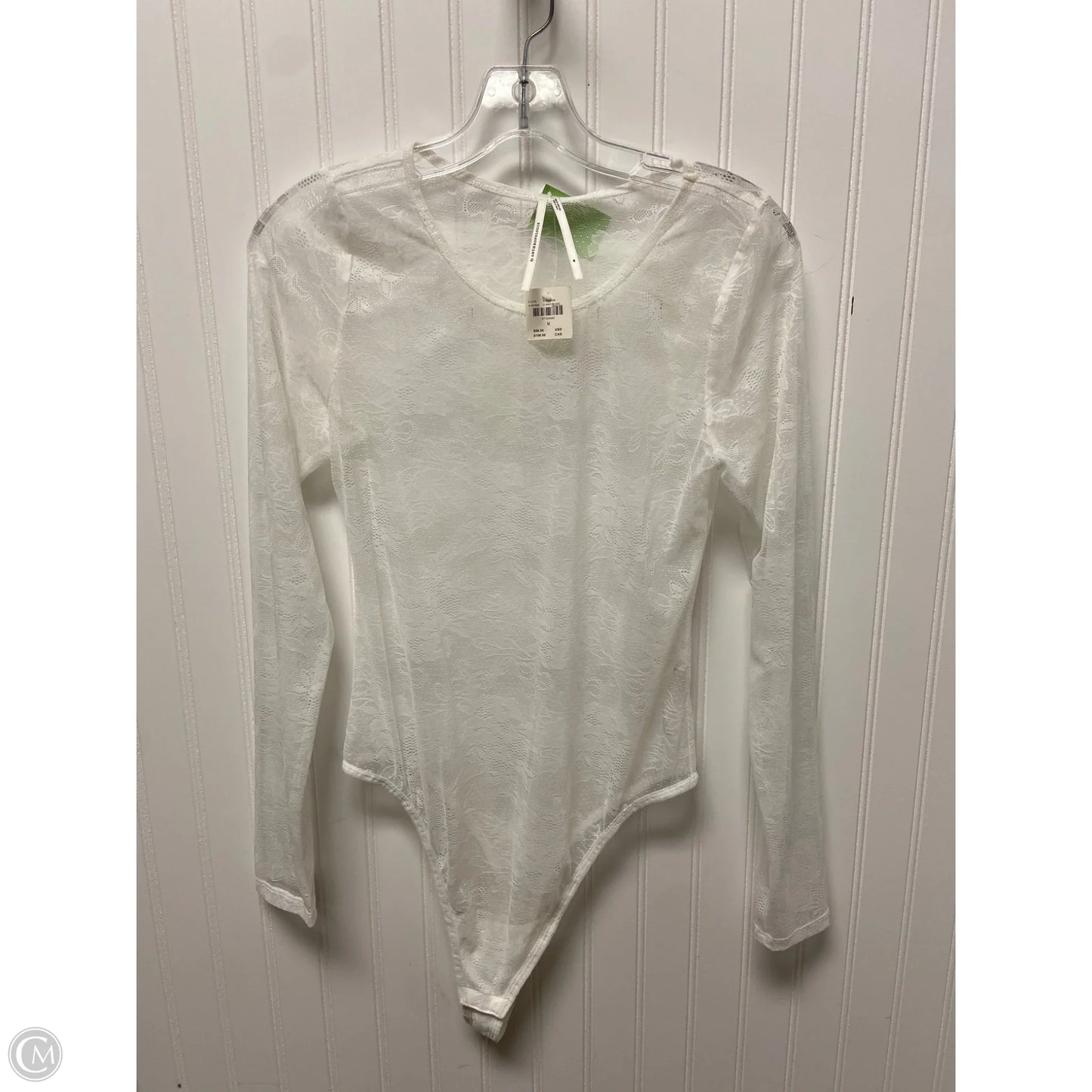 Bodysuit By Anthropologie In White, Size: M