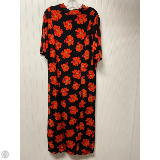 Dress Casual Maxi By Lane Bryant In Black & Red, Size: 3x