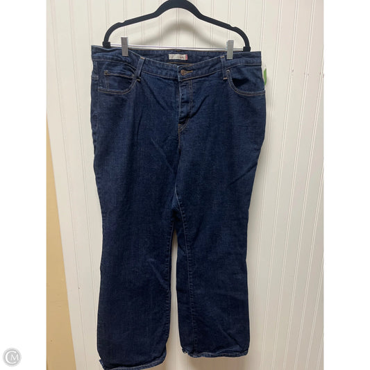 Jeans Boot Cut By Levis In Blue Denim, Size: 22