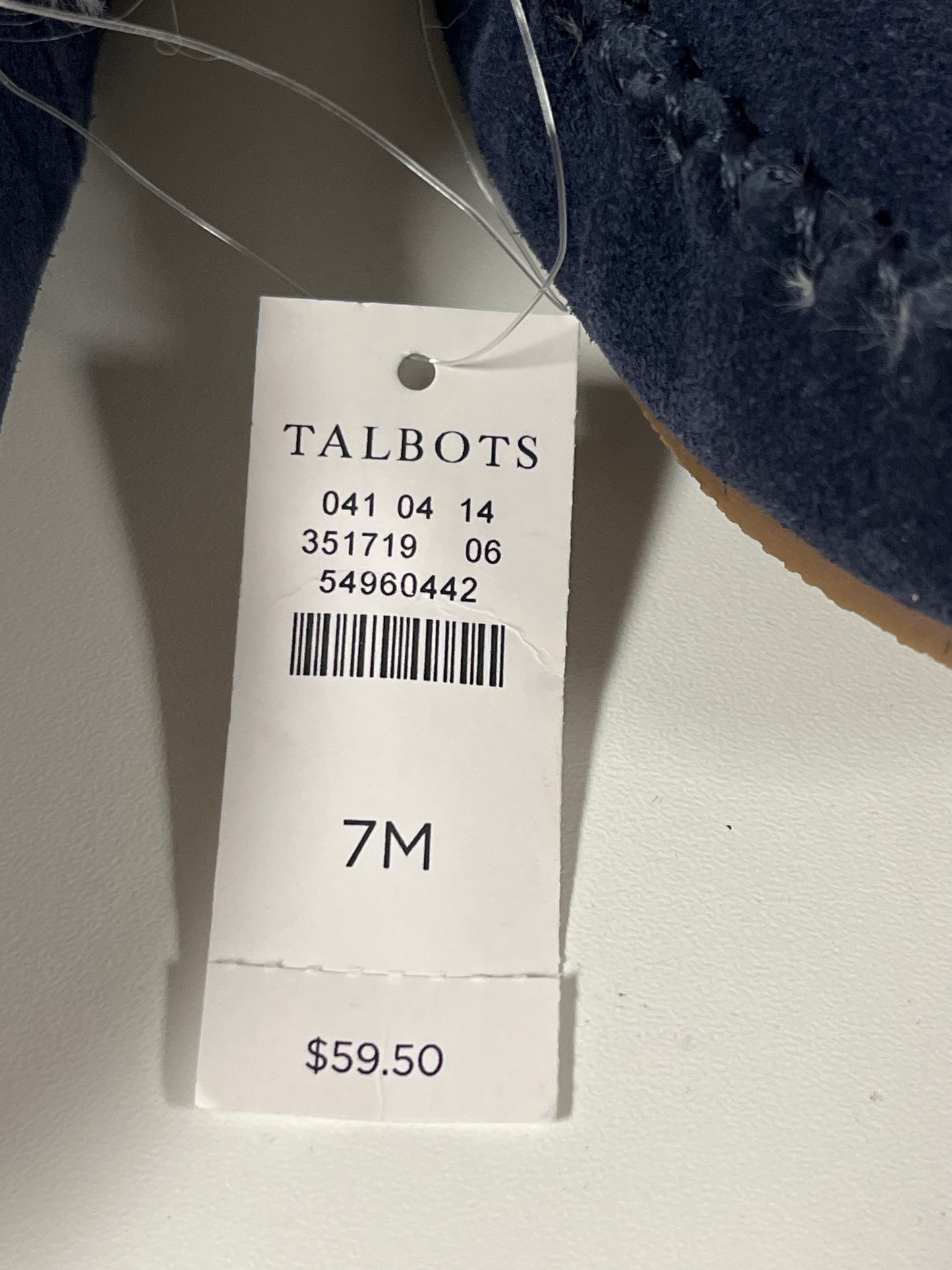 Slippers By Talbots In Navy