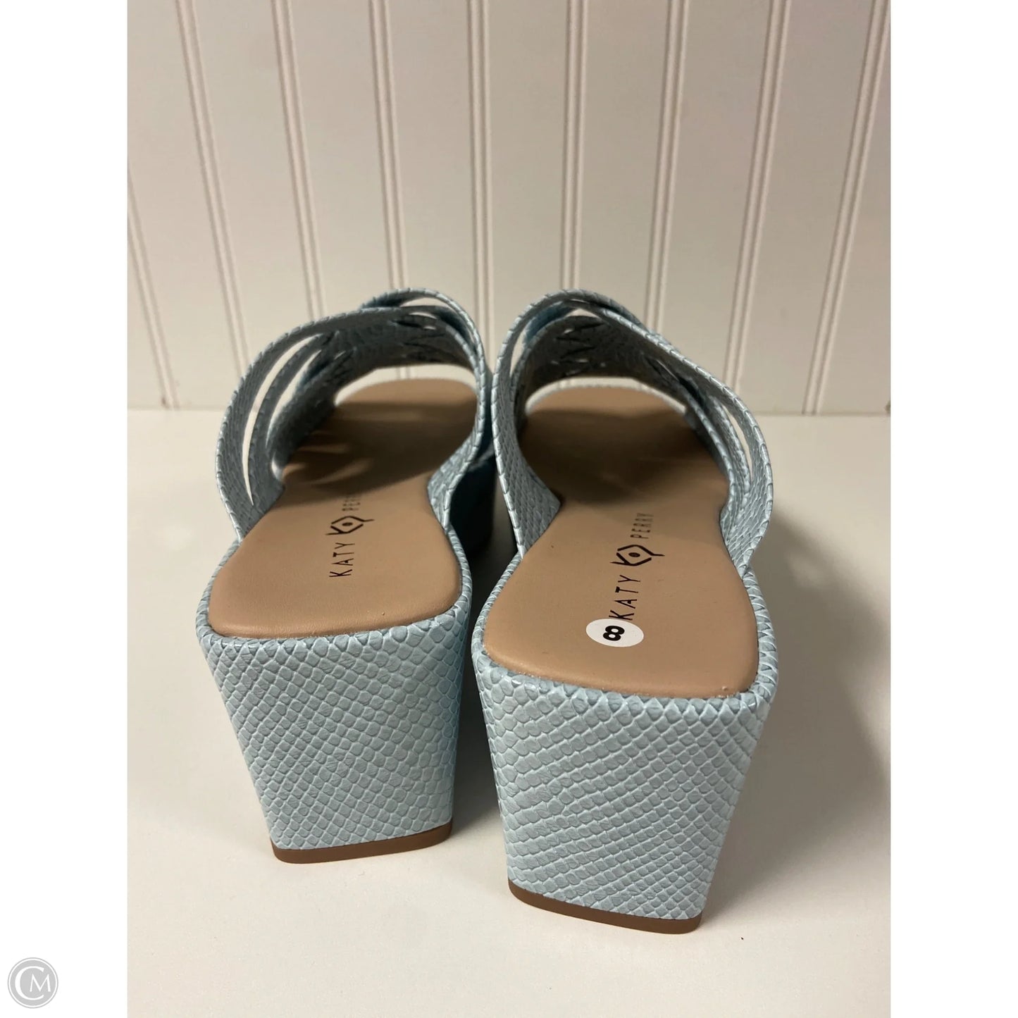 Shoes Heels Platform By Clothes Mentor In Blue, Size: 8