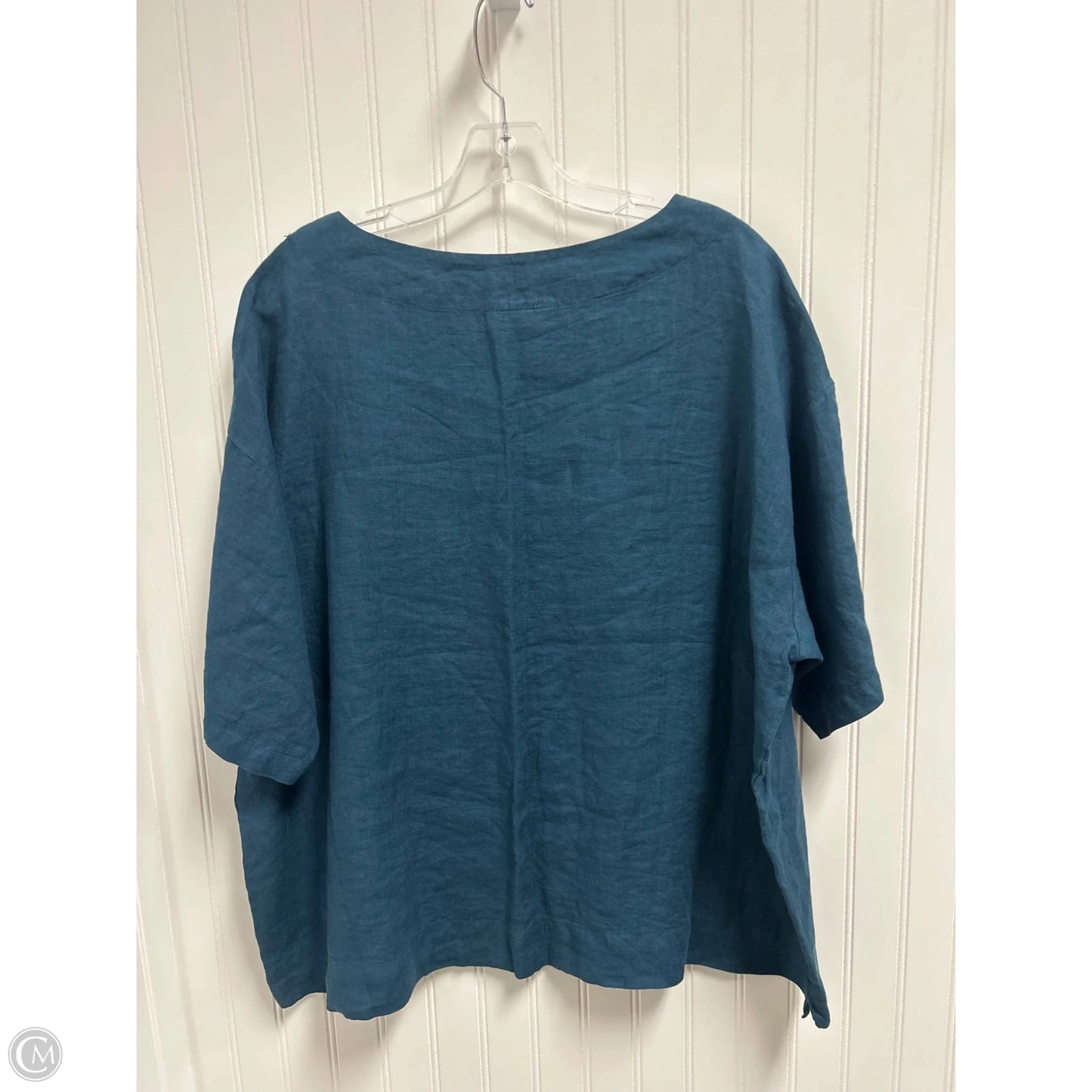 Top Short Sleeve By Bryn Walker In Teal, Size: S