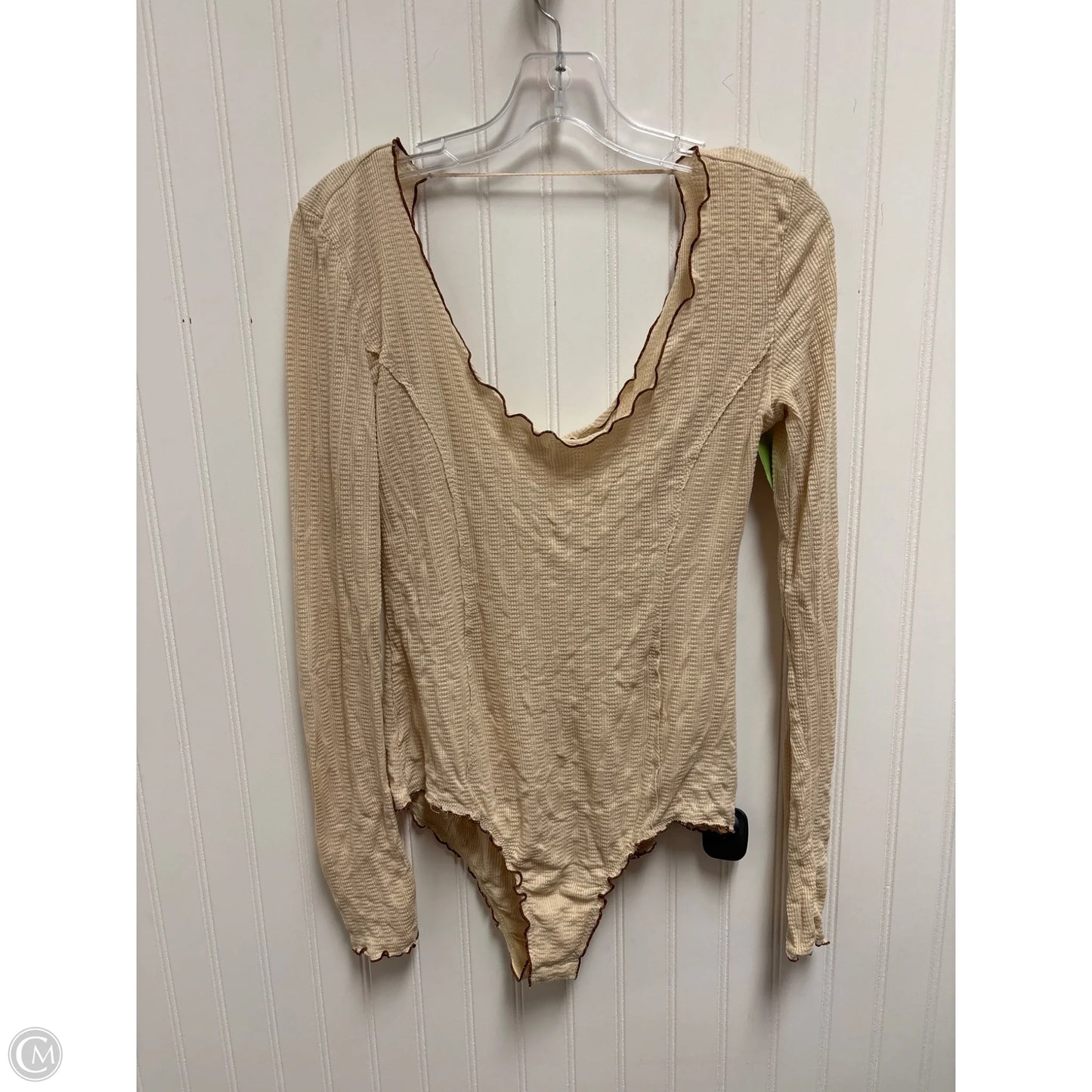Bodysuit By Free People In Tan, Size: L