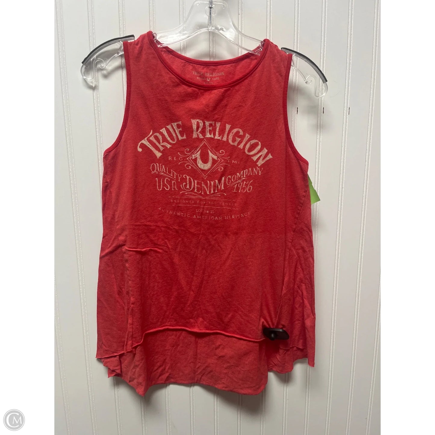 Tank Top By True Religion In Red, Size: Sp