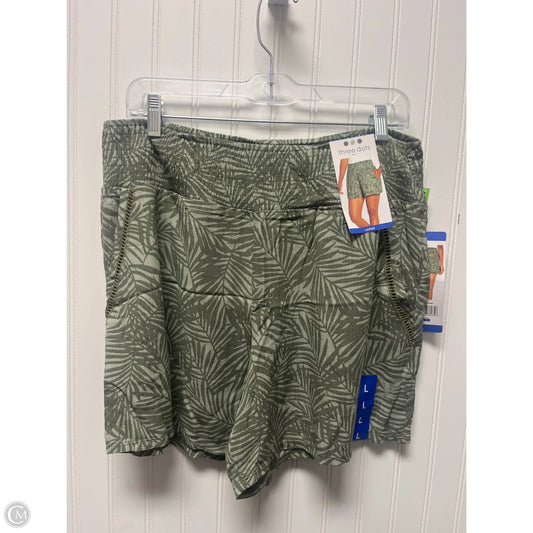 Shorts By Three Dots In Green, Size: L