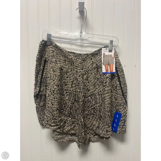 Shorts By Three Dots In Black & Brown, Size: L