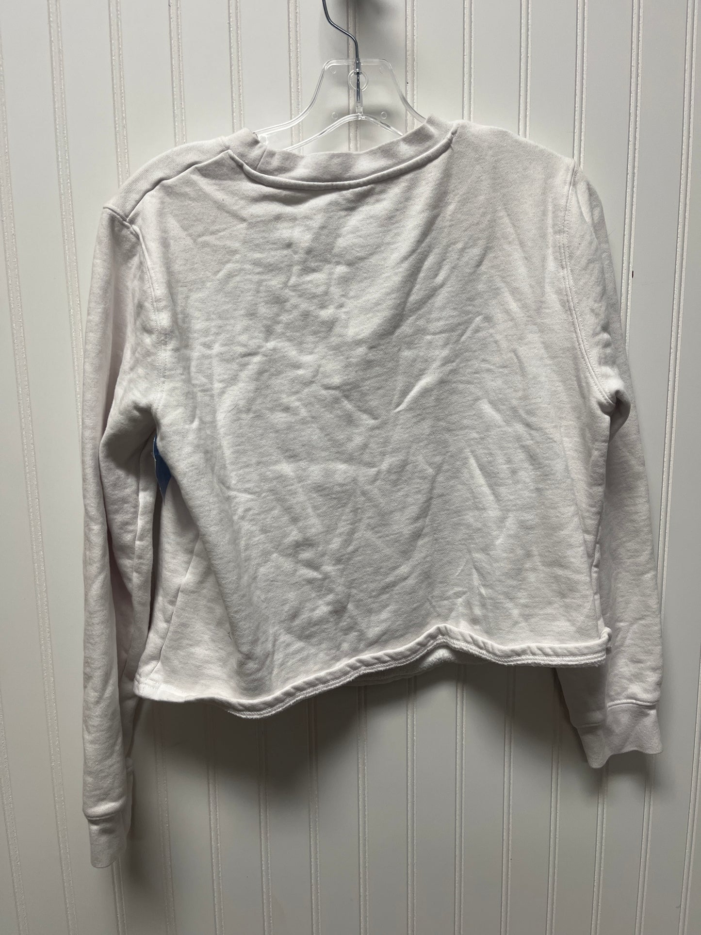 Sweatshirt Crewneck By Disney Store In White, Size: M