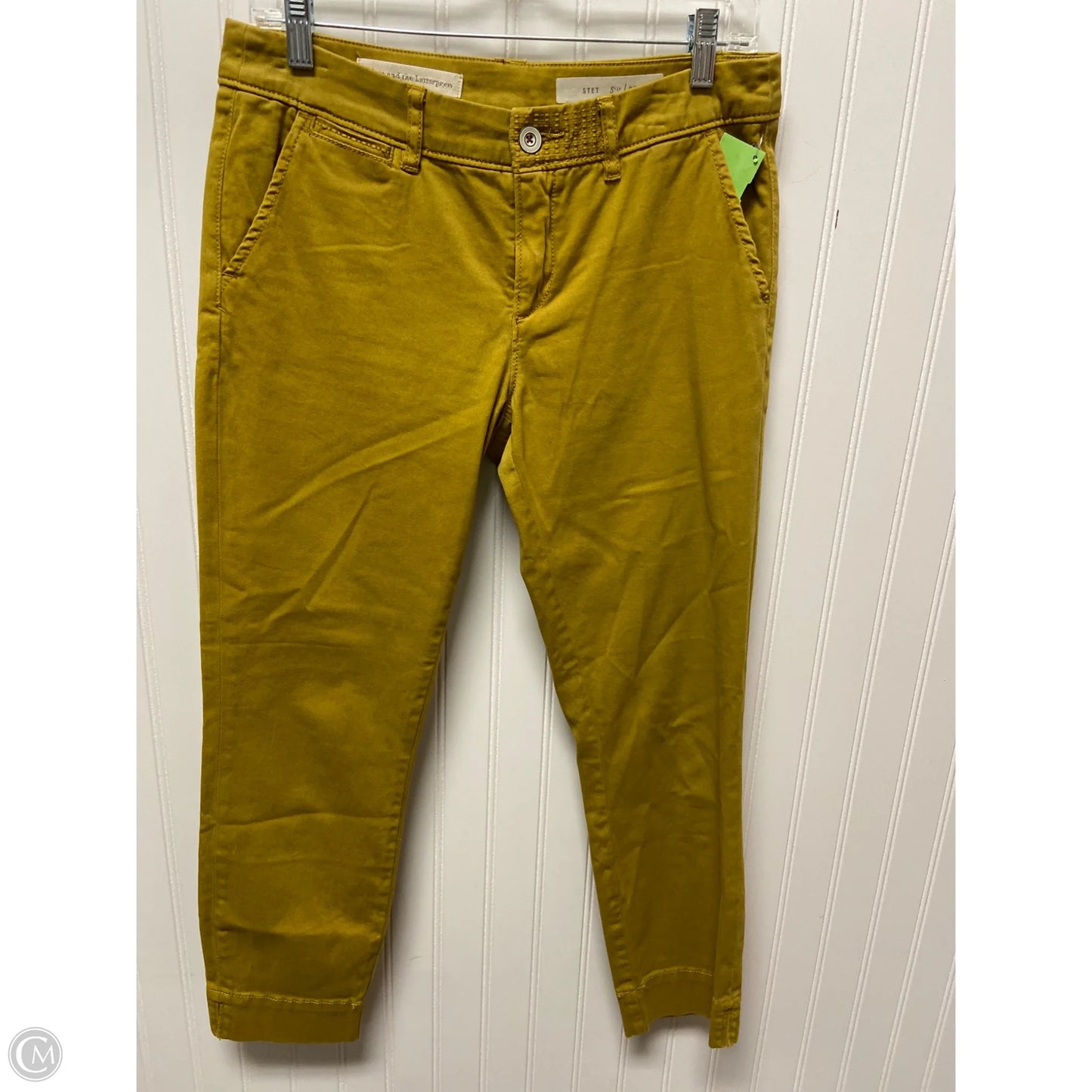 Pants Chinos & Khakis By Pilcro In Yellow, Size: 4