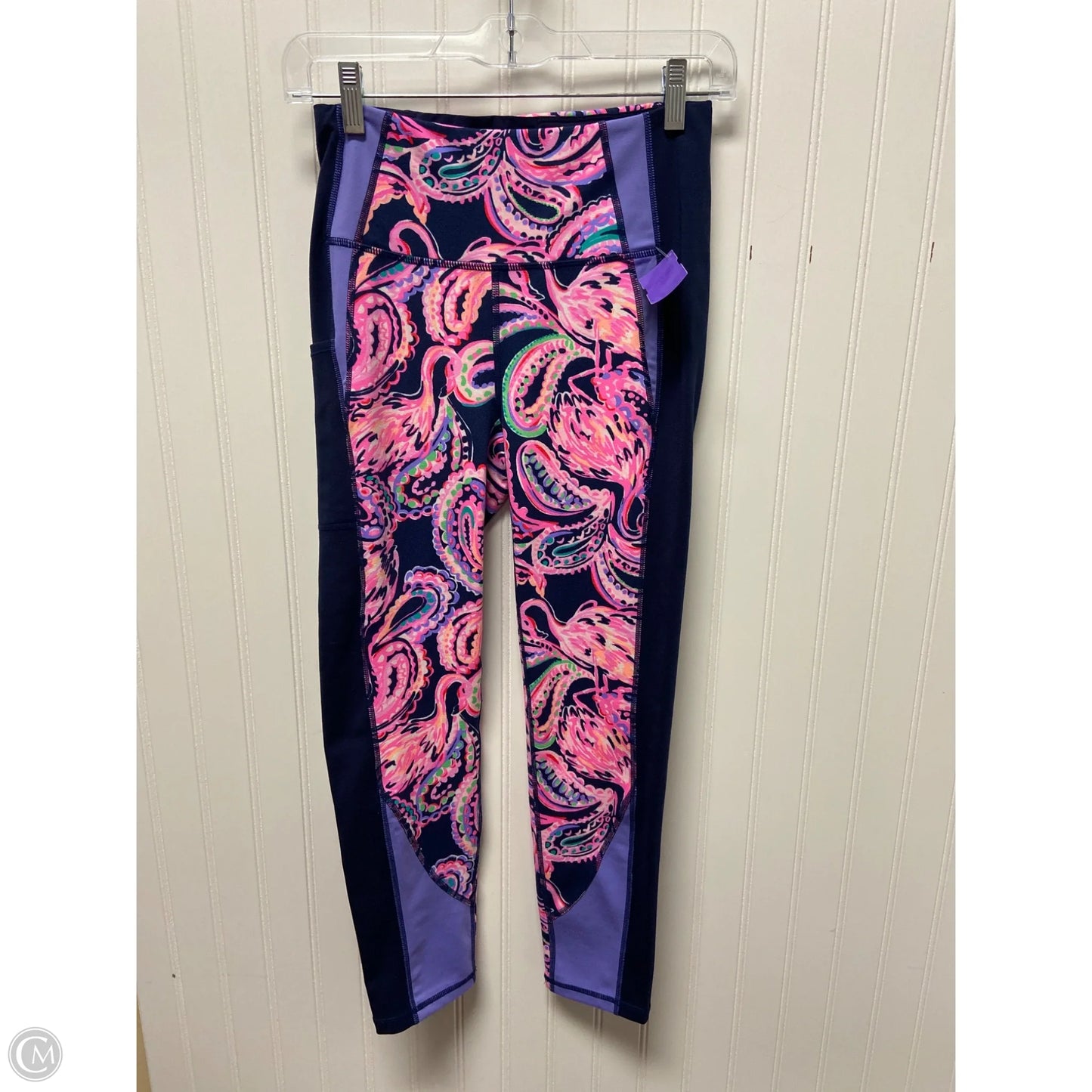 Pants Designer By Lilly Pulitzer In Blue & Pink, Size: S