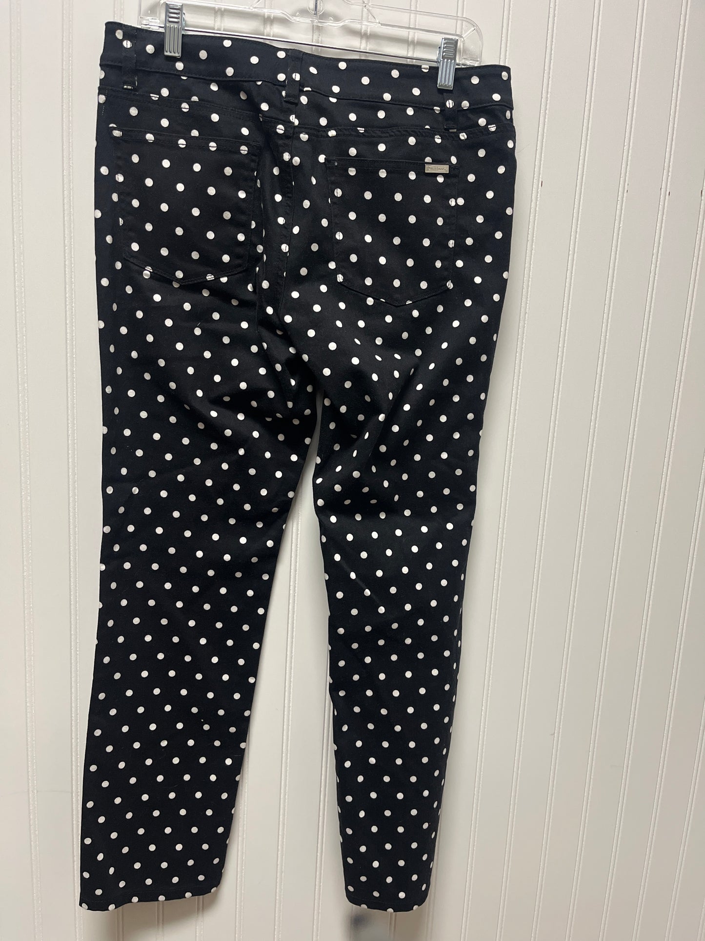 Jeans Straight By White House Black Market In Polkadot Pattern, Size: 10