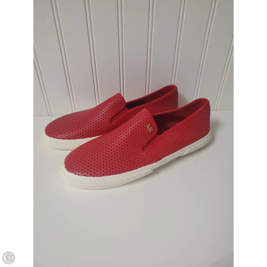 Shoes Designer By Michael Kors In Red, Size: 6.5