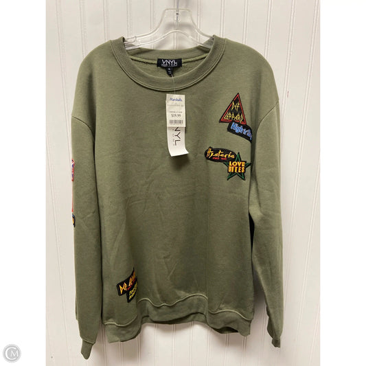 Sweatshirt Crewneck By Clothes Mentor In Green, Size: Xl