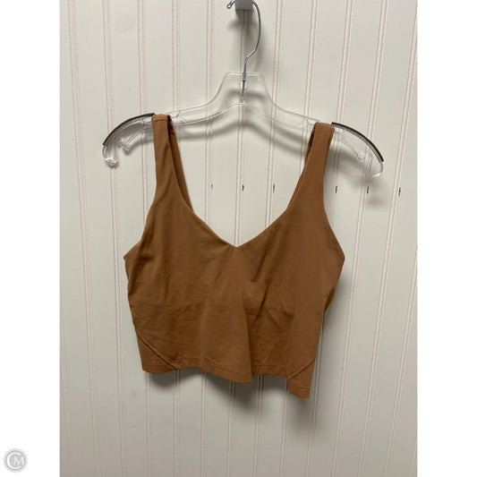 Athletic Tank Top By Lululemon In Brown, Size: M