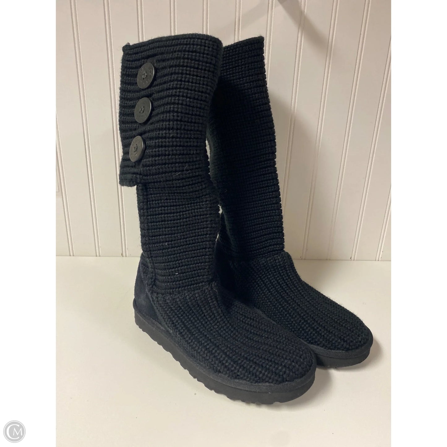 Boots Designer By Ugg In Black, Size: 7
