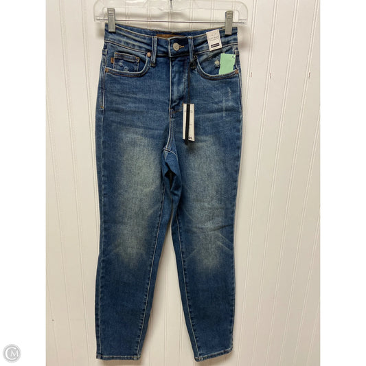 Jeans Skinny By Judy Blue In Blue Denim, Size: 0