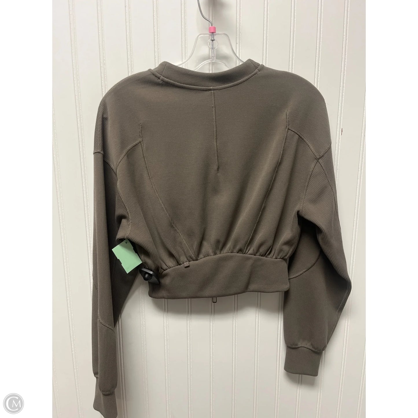 Athletic Jacket By Lululemon In Taupe, Size: Xs