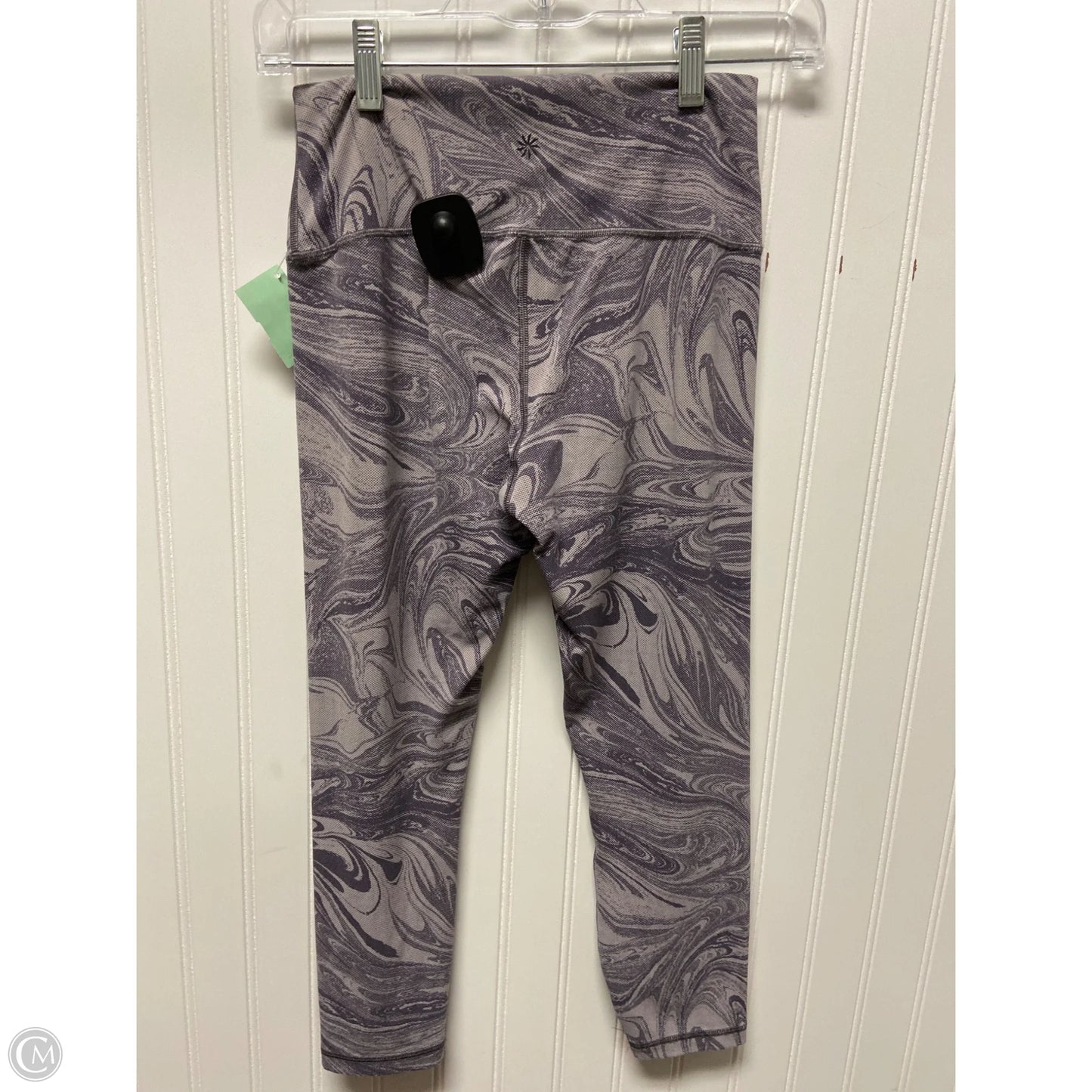 Athletic Leggings Capris By Athleta In Purple, Size: M
