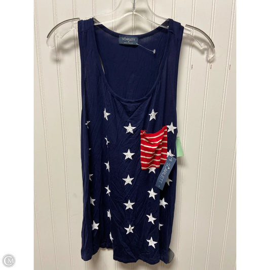 Top Sleeveless By Scarlett In Navy, Size: S