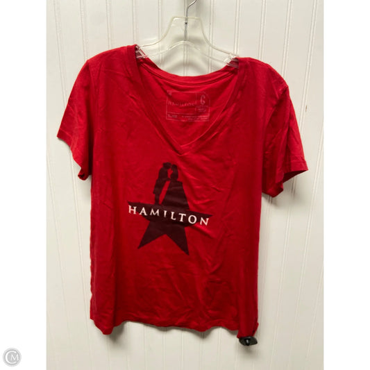 Top Short Sleeve Basic By Clothes Mentor In Red, Size: 1x