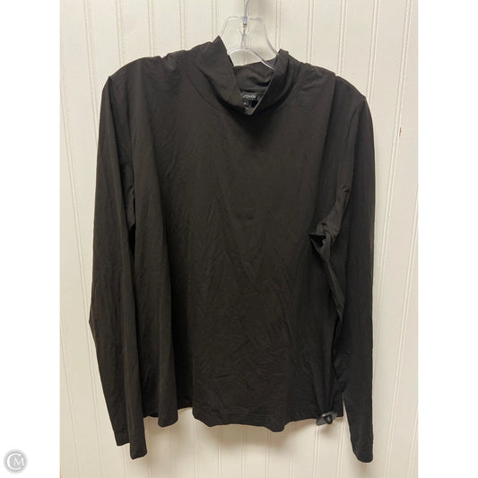 Top Long Sleeve Designer By St. John In Brown, Size: Xl