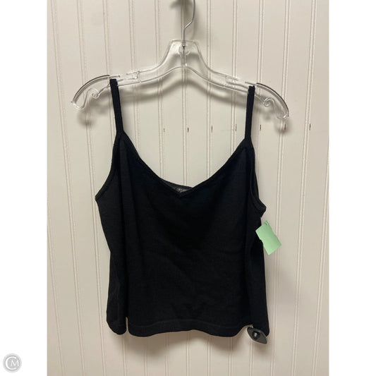 Top Sleeveless Designer By St. John In Black, Size: Xl