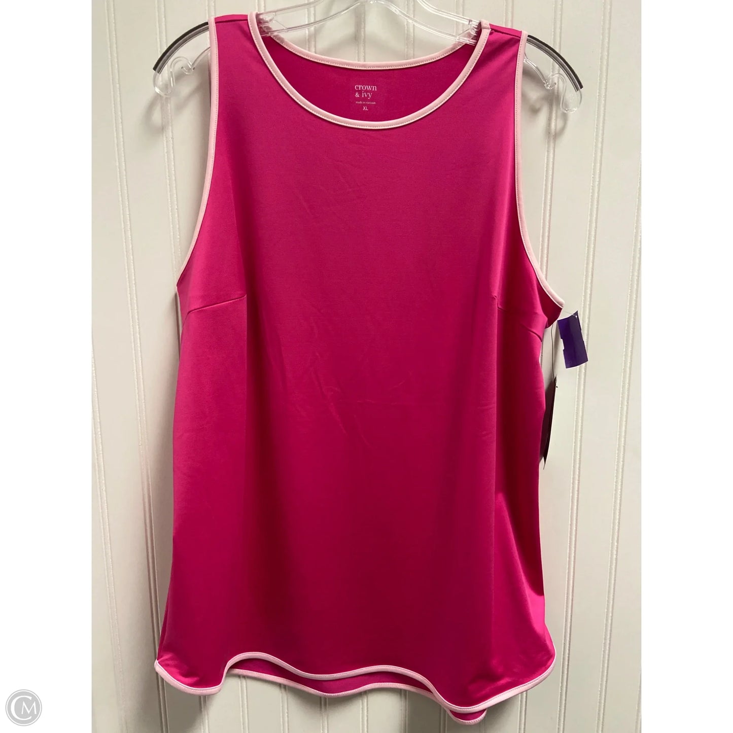 Athletic Tank Top By Crown And Ivy In Pink, Size: Xl