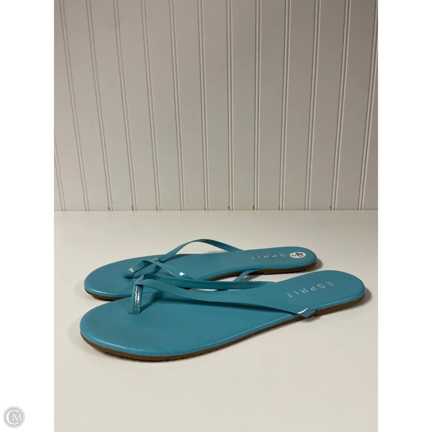 Sandals Flip Flops By Esprit In Blue, Size: 9.5