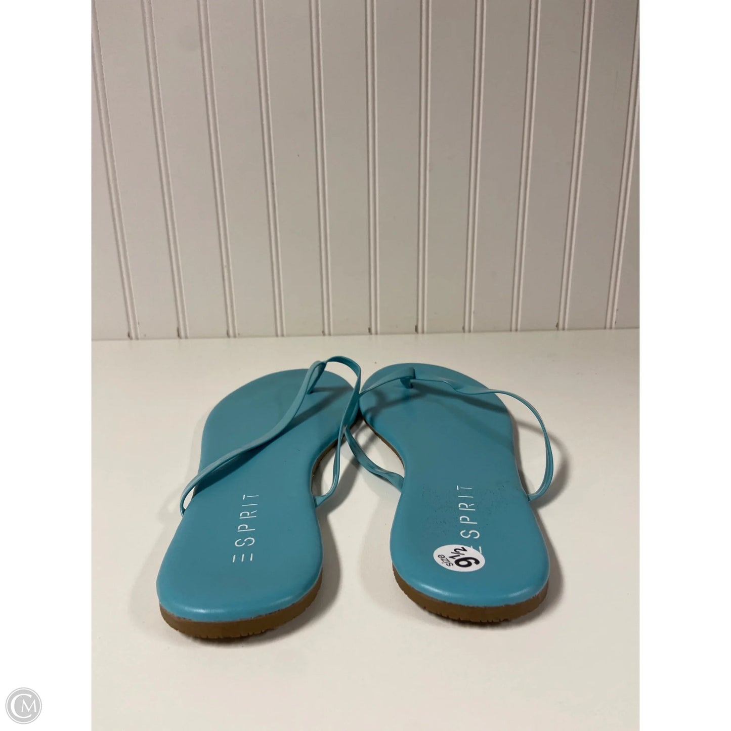 Sandals Flip Flops By Esprit In Blue, Size: 9.5