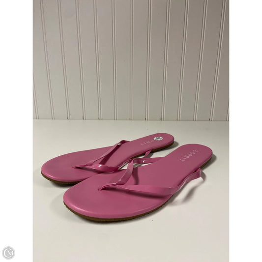 Sandals Flip Flops By Esprit In Pink, Size: 9.5