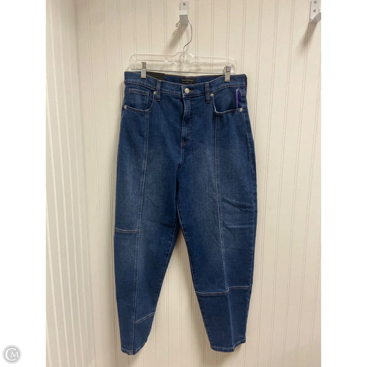 Jeans Boyfriend By Banana Republic In Blue Denim, Size: 10