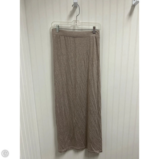 Skirt Maxi By Chicos In Beige, Size: L