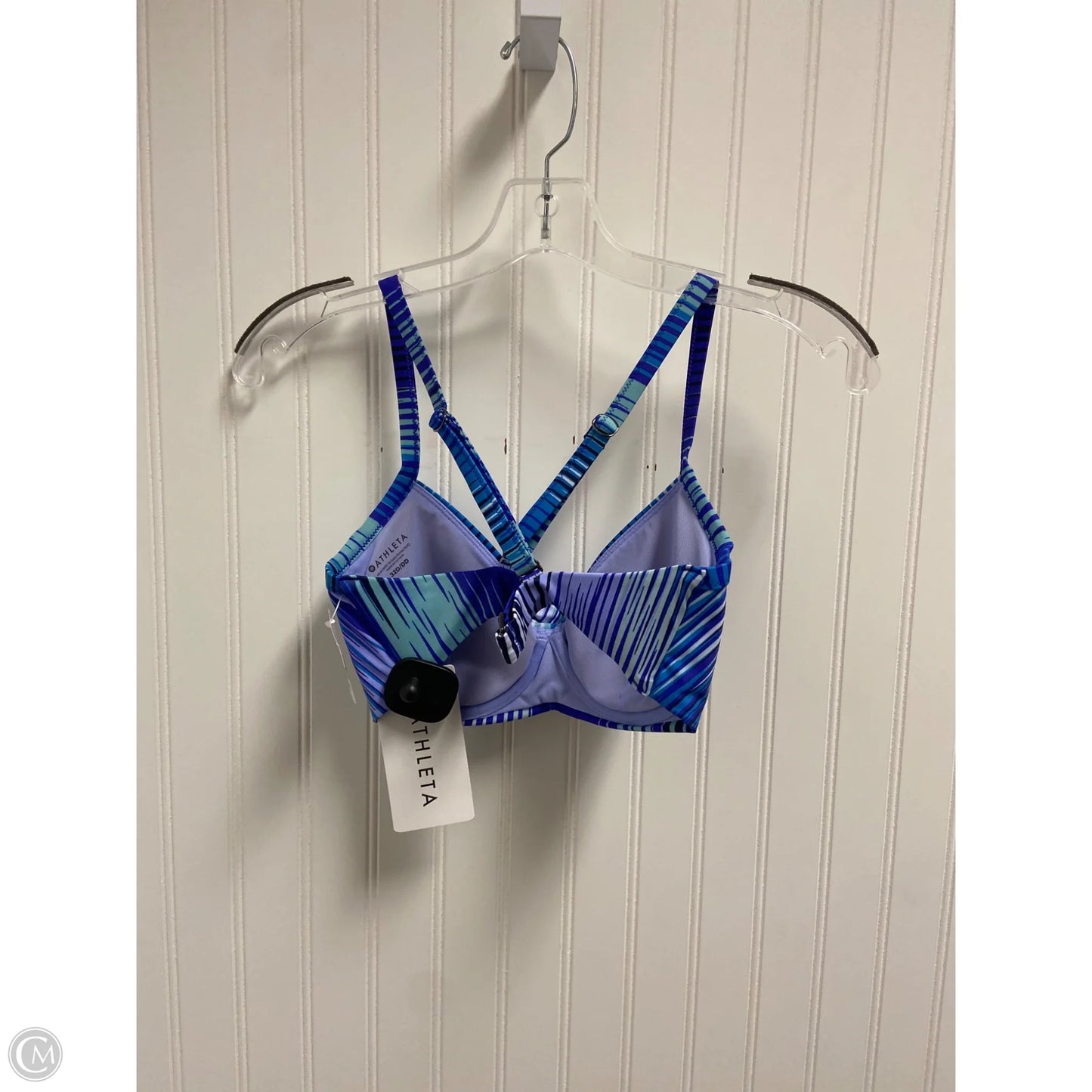 Swimsuit Top By Athleta In Blue & Green, Size: M