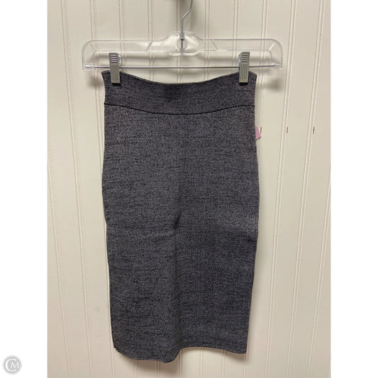Skirt Midi By Bcbgmaxazria In Grey, Size: Xxs