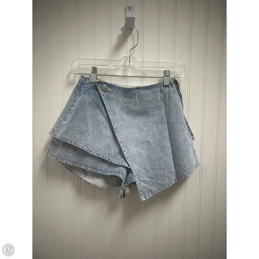 Skort By Clothes Mentor In Blue Denim, Size: 2