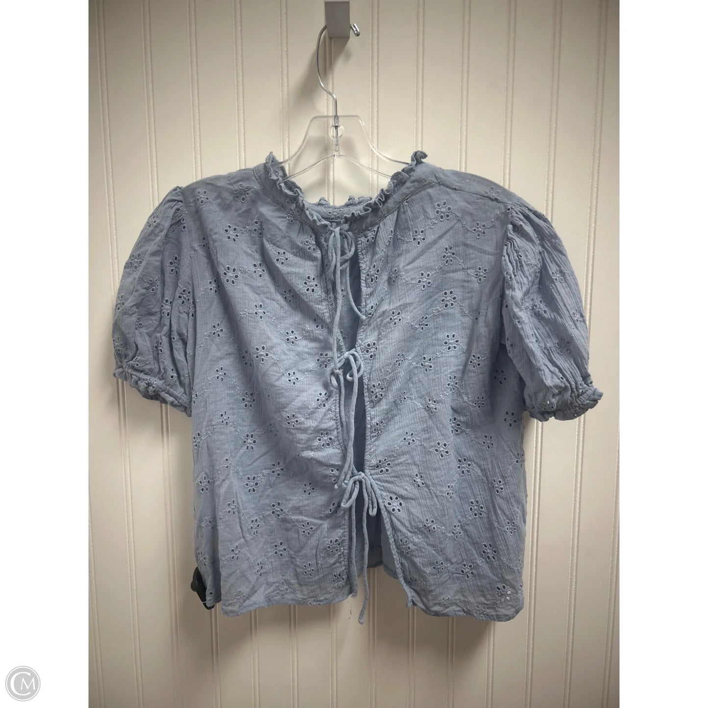 Top Short Sleeve By Free People In Blue, Size: Xs