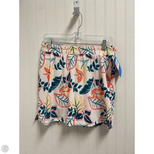 Athletic Skort By Columbia In Floral Print, Size: M