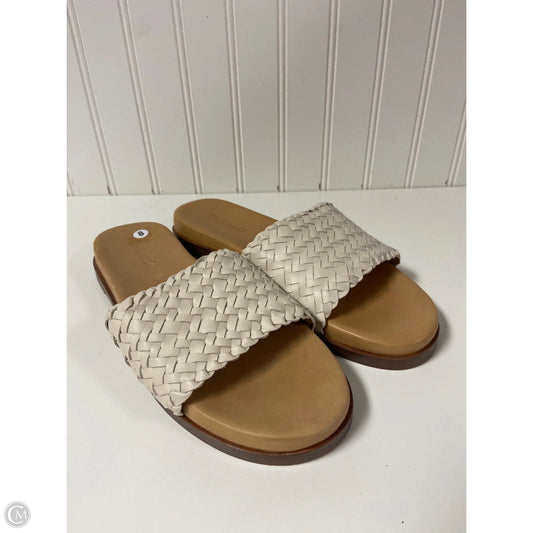 Sandals Flats By Madewell In Beige, Size: 8