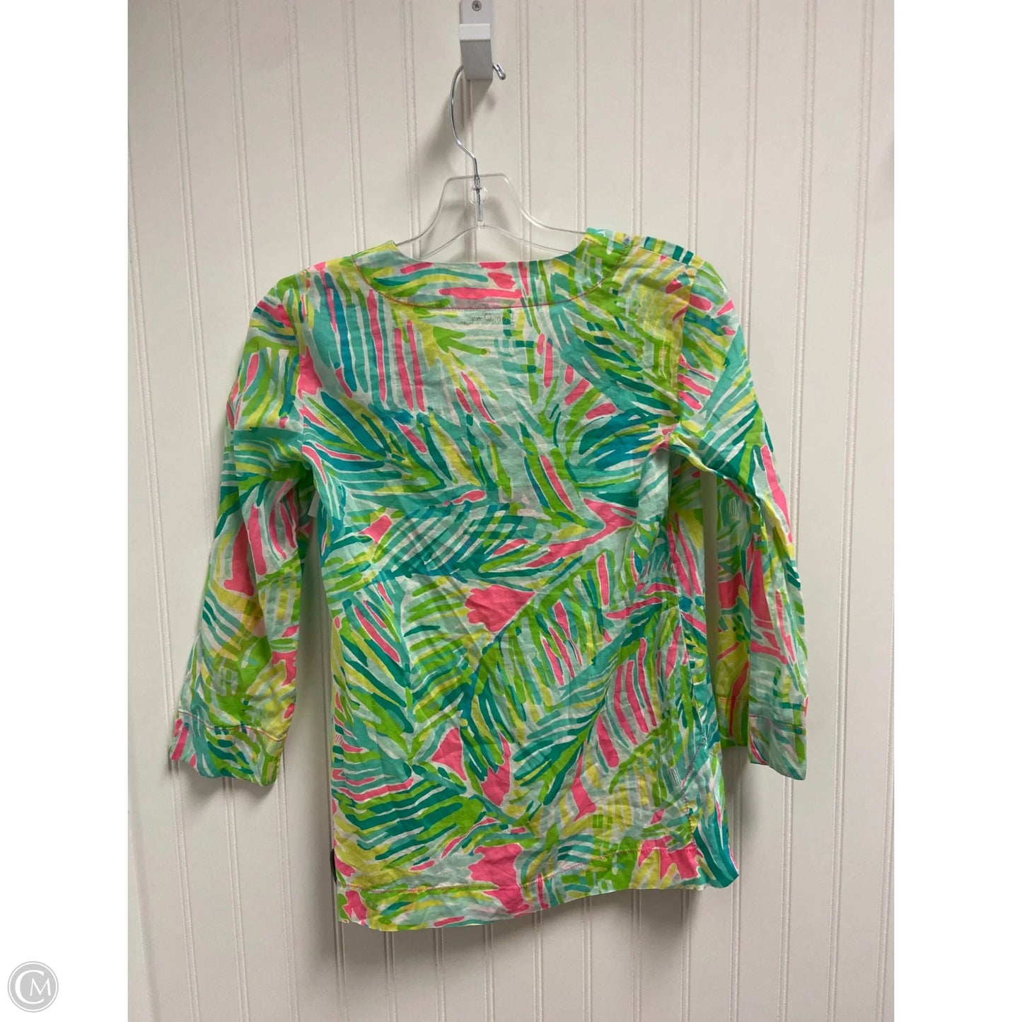 Top Long Sleeve Designer By Lilly Pulitzer In Multi-colored, Size: Xxs