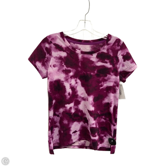 Athletic Top Short Sleeve By Xersion In Purple, Size: Xs