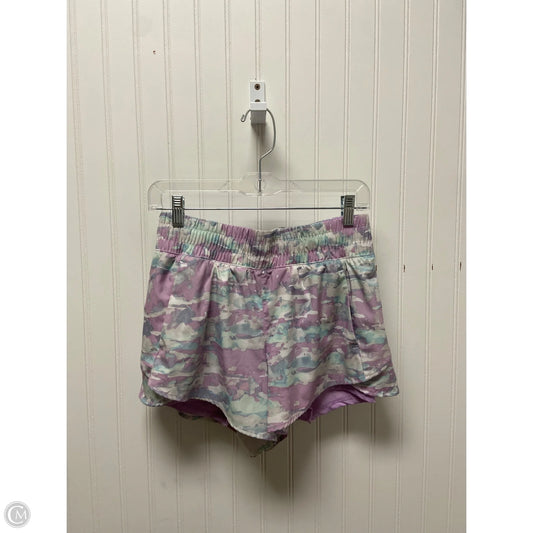 Athletic Shorts By Avia In Green & Purple, Size: S