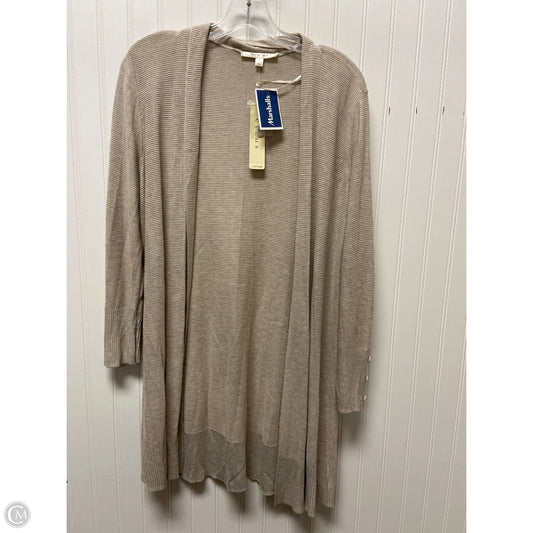 Cardigan By Cyrus Knits In Beige, Size: L