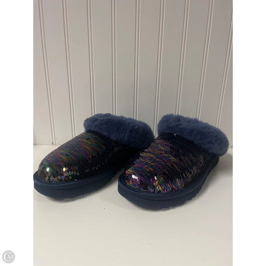 Slippers Designer By Ugg In Navy, Size: 7